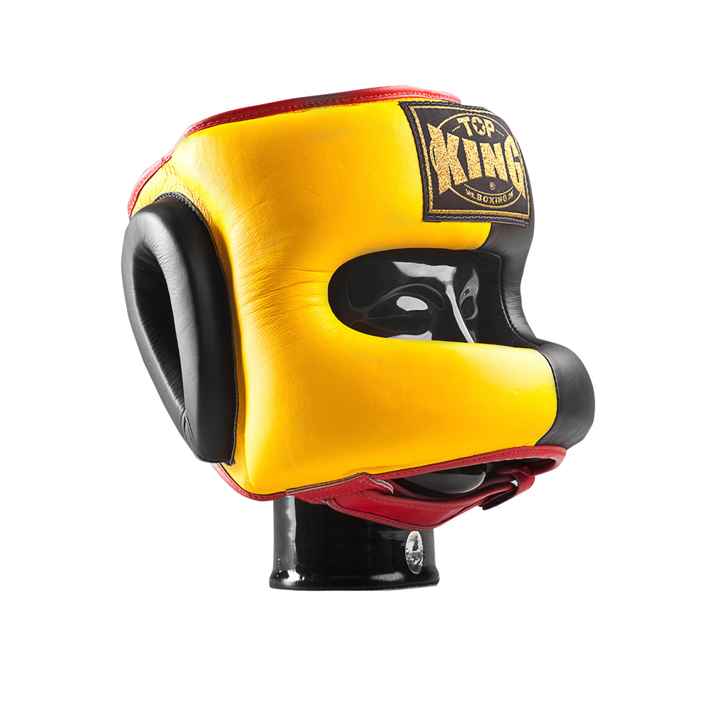 Top King Head Guard Face Saver, Red-Yellow