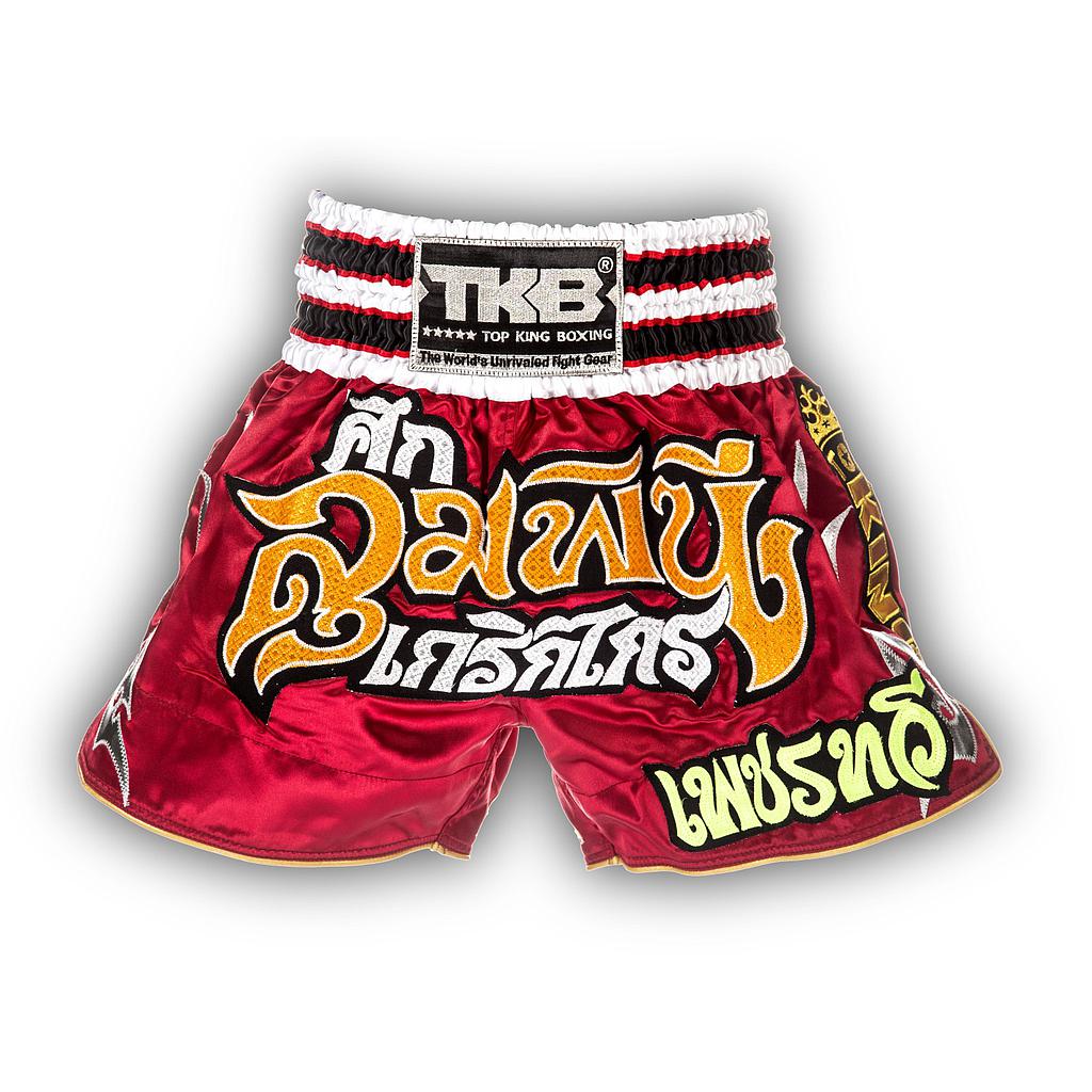 Top King Muay Thai Shorts TKTBS-SP07, Red