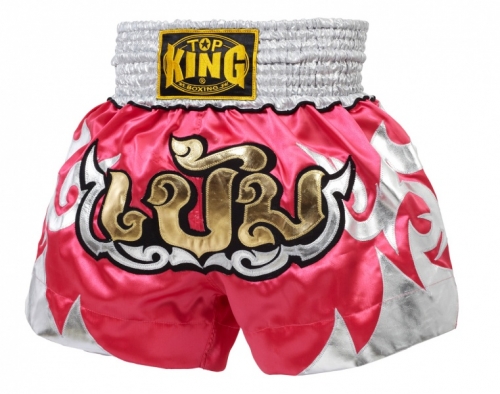 Top King Muay Thai Shorts TKTBS-084, Rot