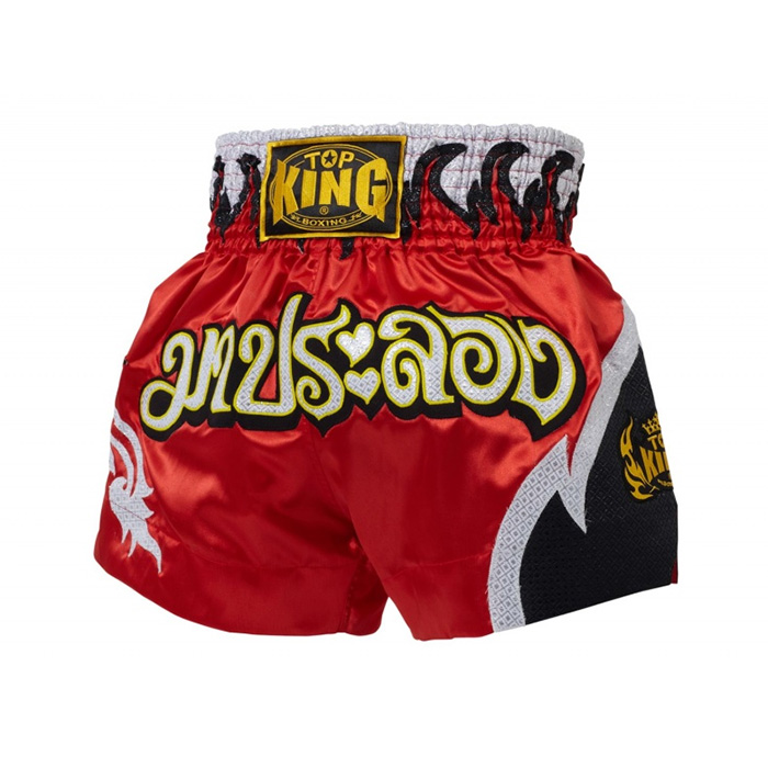 Top King Muay Thai Shorts TKTBS-092, Rot