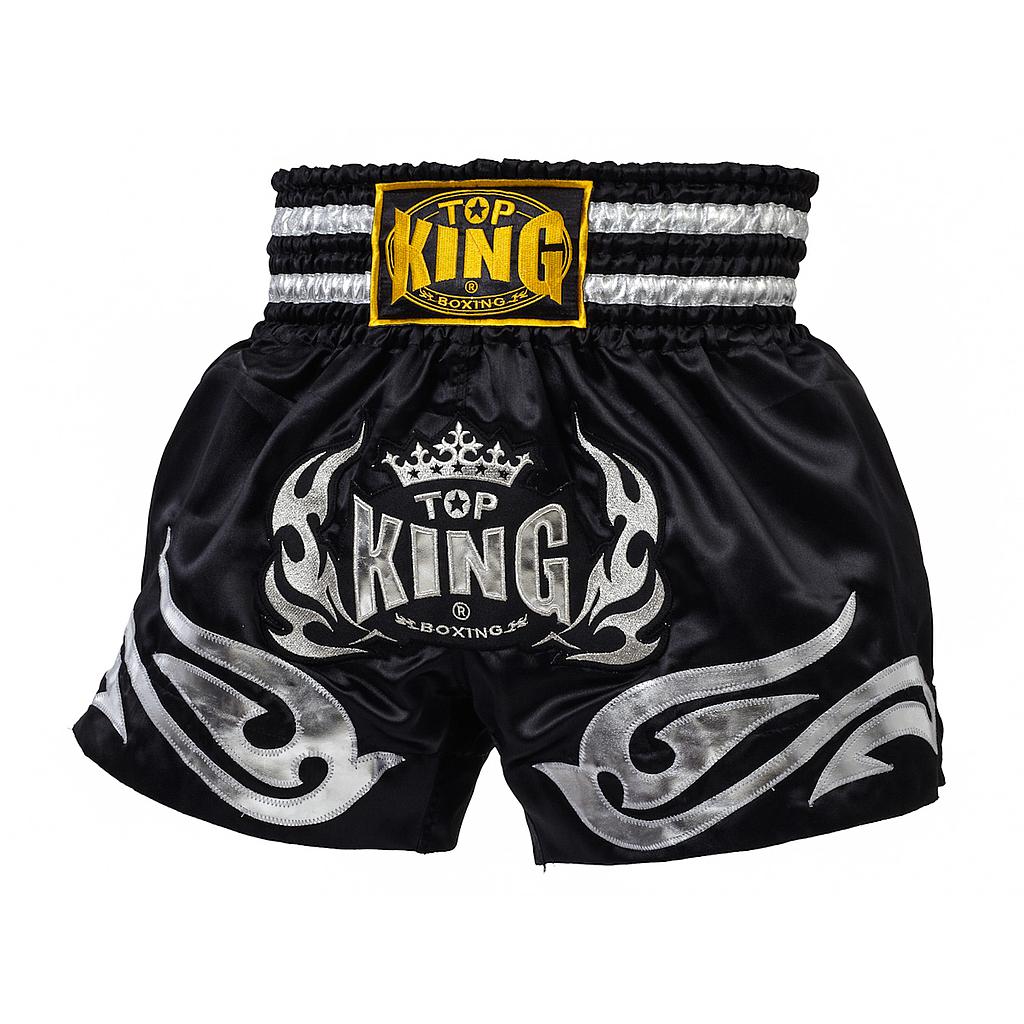 Top King Muay Thai Shorts TKTBS-094, Black