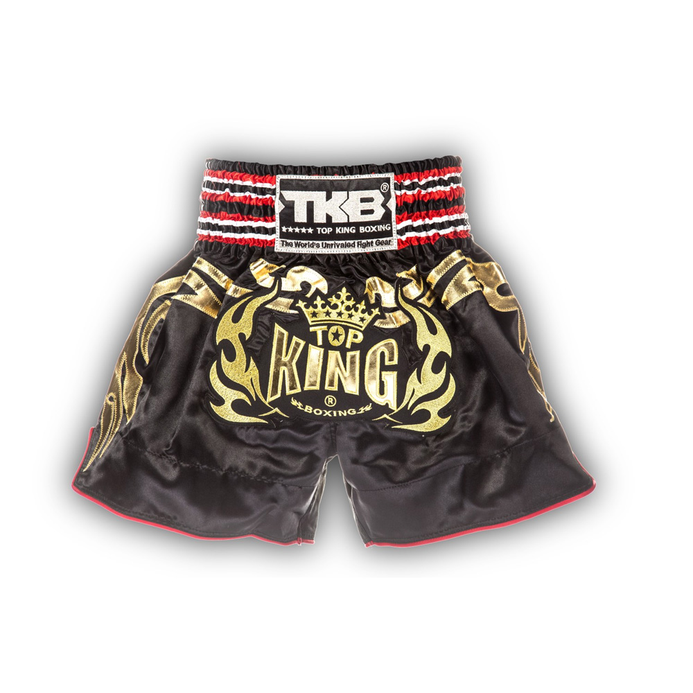 Top King Muay Thai Shorts TKTBS-SP08, Black