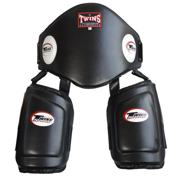 Twins Belly &amp; Thigh Pads, Black