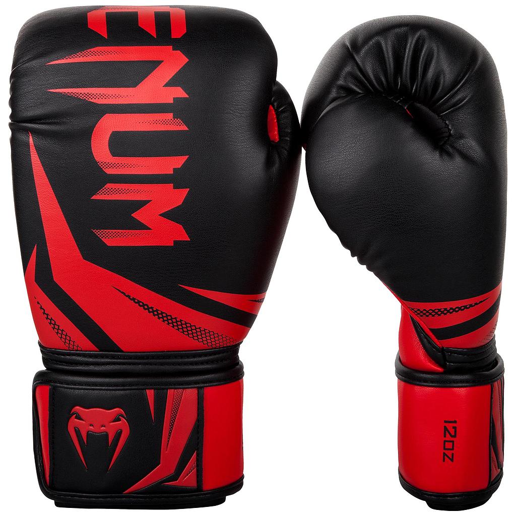 Venum Boxhandschuhe Challenger 3.0, Schwarz-Rot