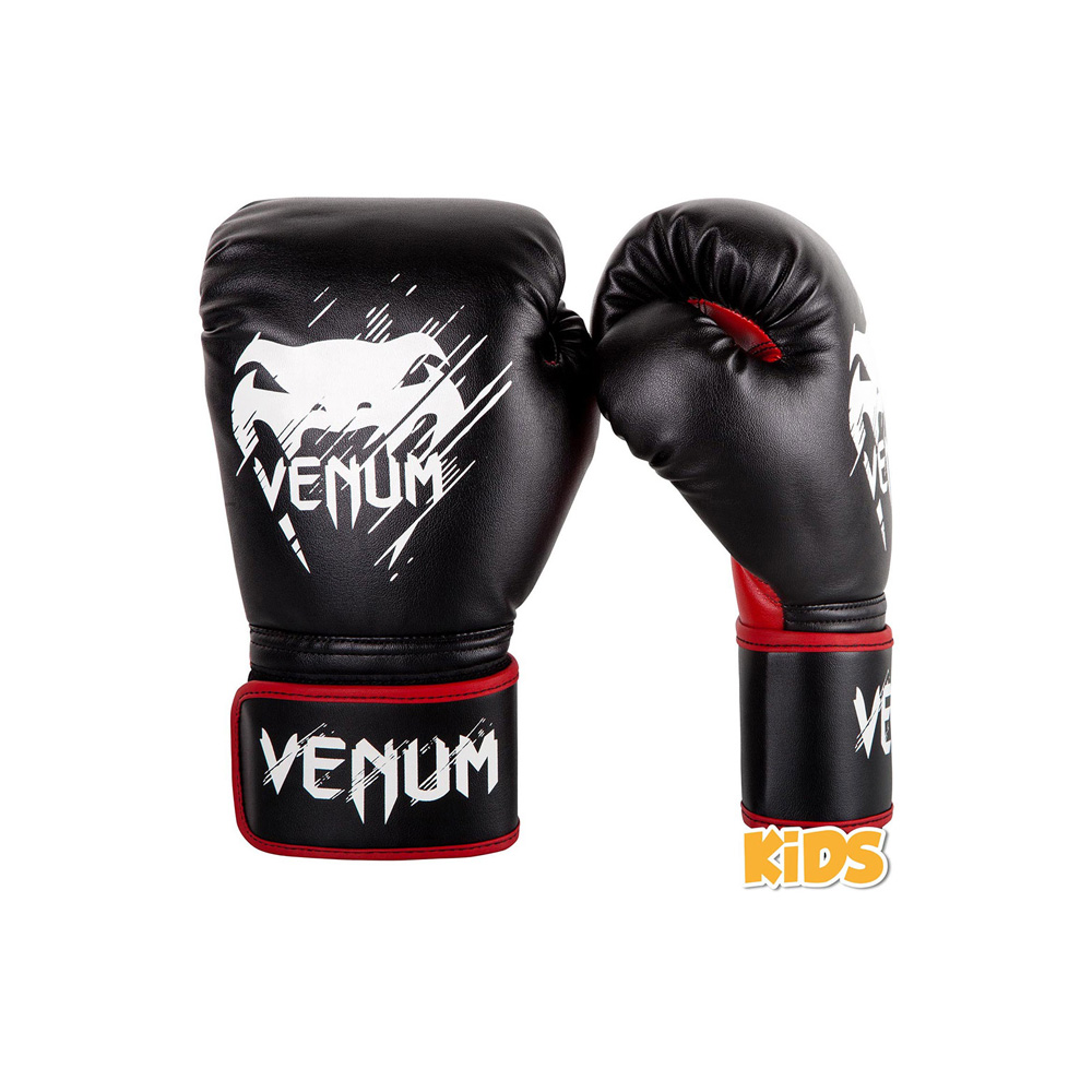 Venum Boxhandschuhe Contender Kids, Schwarz