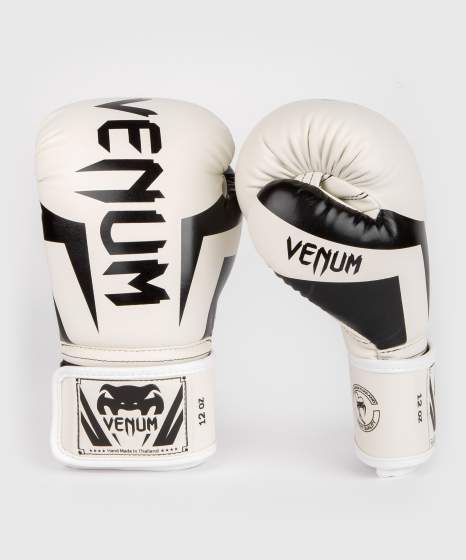 Venum Boxhandschuhe Elite, Weiß-Schwarz