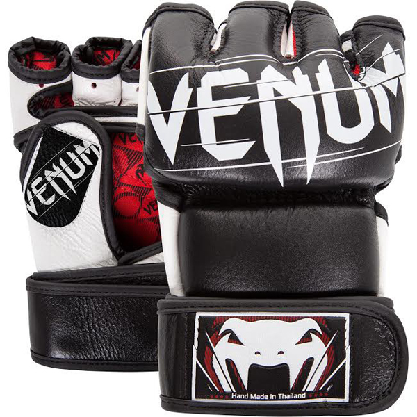 Venum MMA Gloves Undisputed 2.0 Leather, Black-White