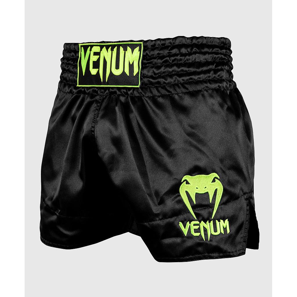 Venum Muay Thai Shorts Classic, Black-Green