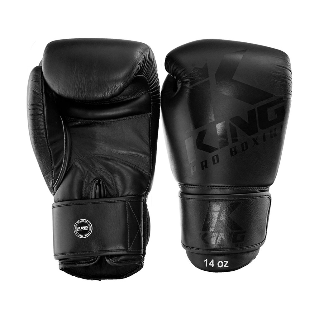 King Pro Boxing Boxhandschuhe, Schwarz