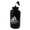 adidas Trinkflasche mit Halm, Schwarz