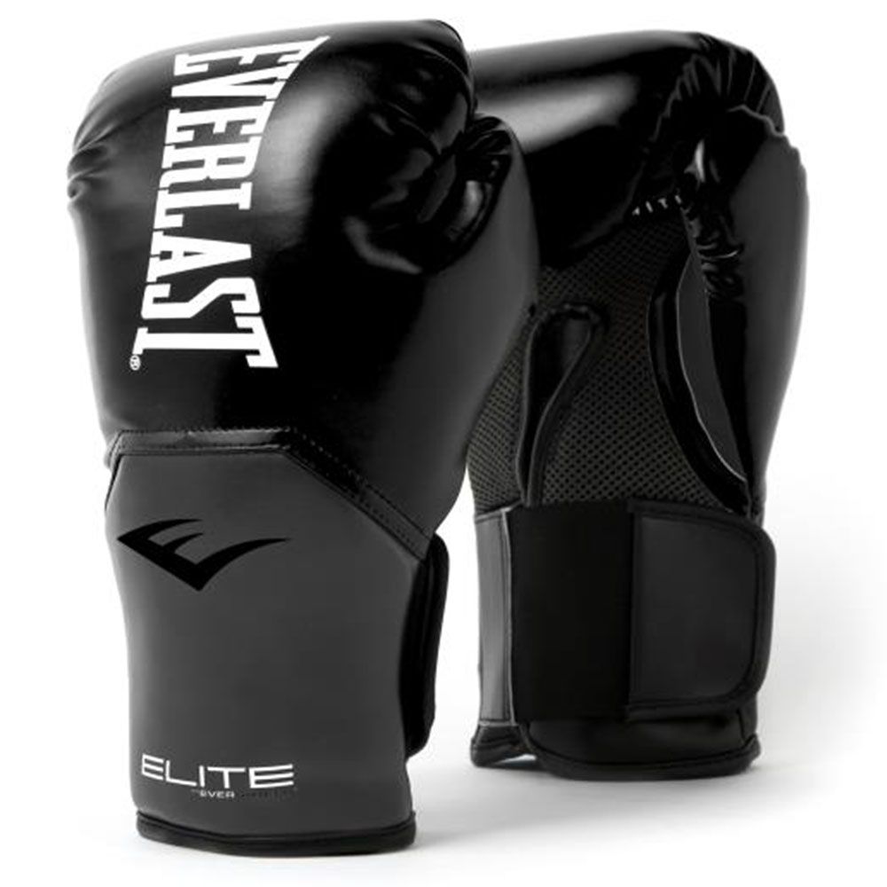 Everlast Boxing Gloves Elite, Black