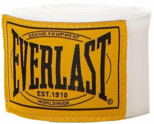 Everlast Hand Wraps 1910 4,5m Semi-Elastic, White