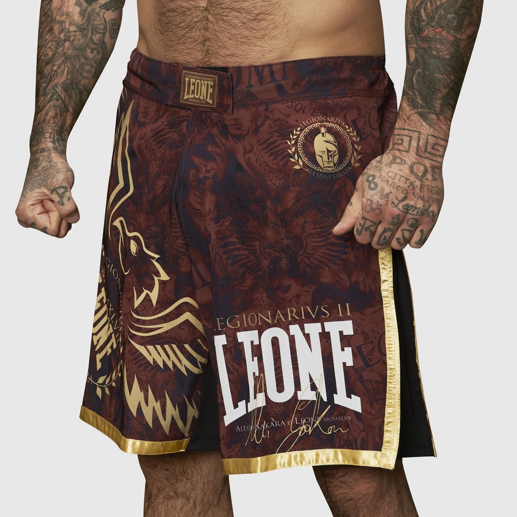 Leone Fight Shorts Legionarivs II, Dunkelrot