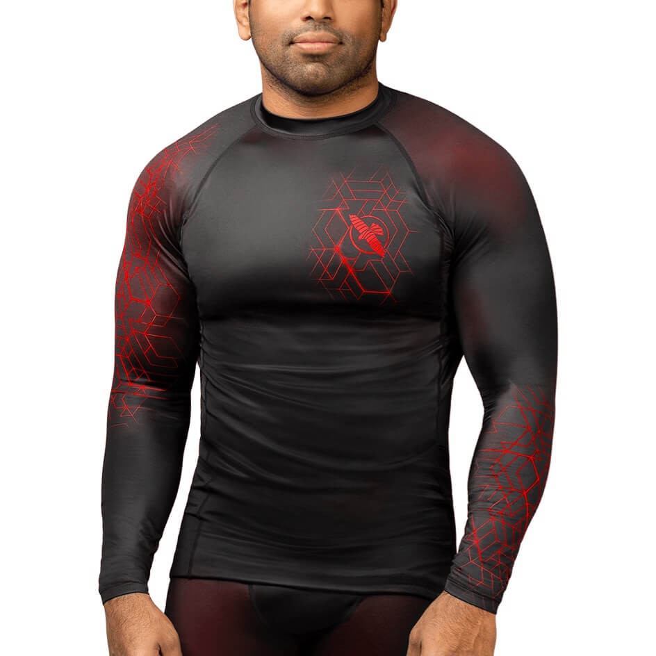 Hayabusa Rash Guard Geo, Red