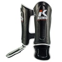 King Pro Boxing Shin Guards Revo Kids, Black-White