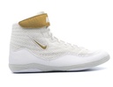 Nike Wrestling Shoes Inflict 3, White-Gold