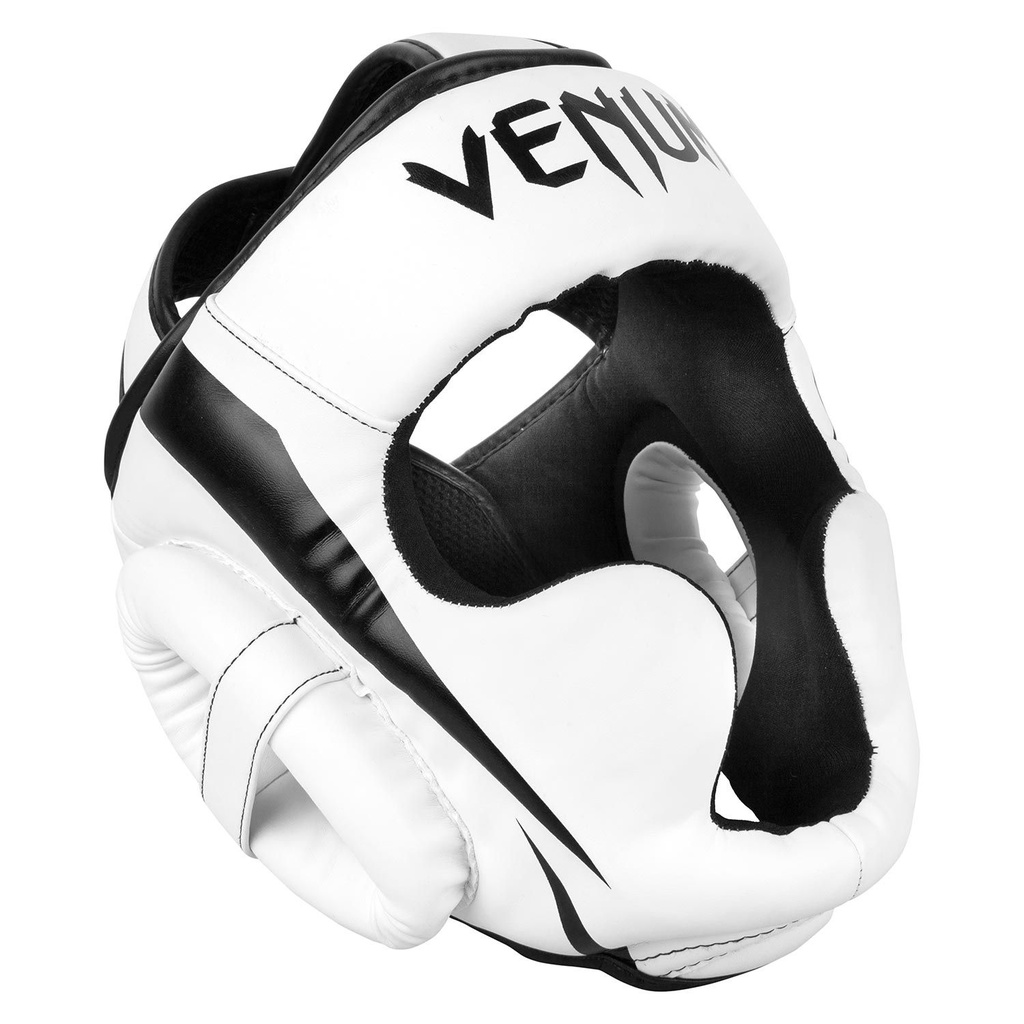 Venum Head Guard Elite, White-Black