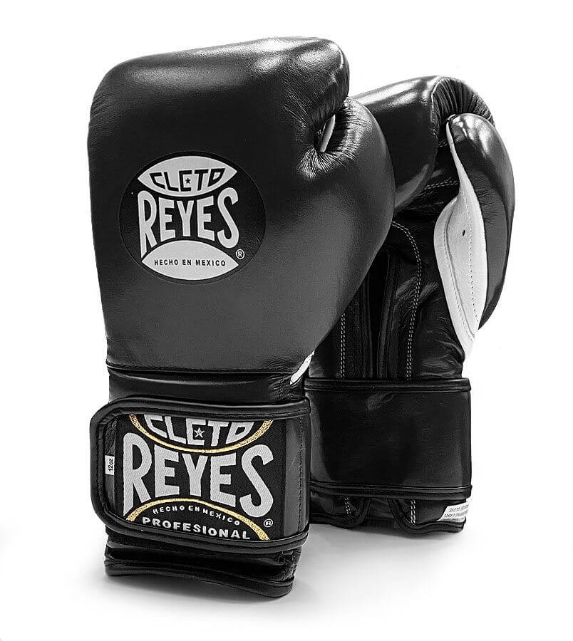 Cleto Reyes Boxhandschuhe Training Velcro, Schwarz