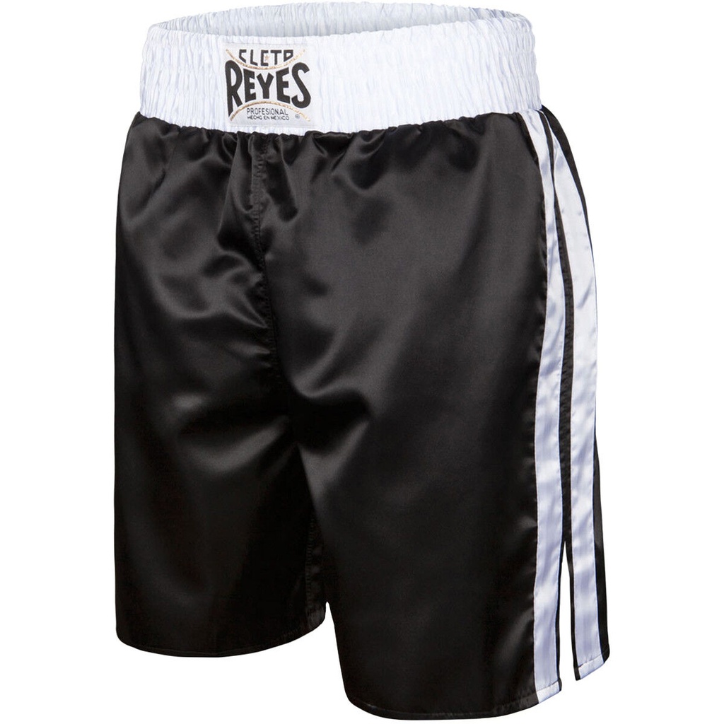 Cleto Reyes Boxing Shorts, Black-White