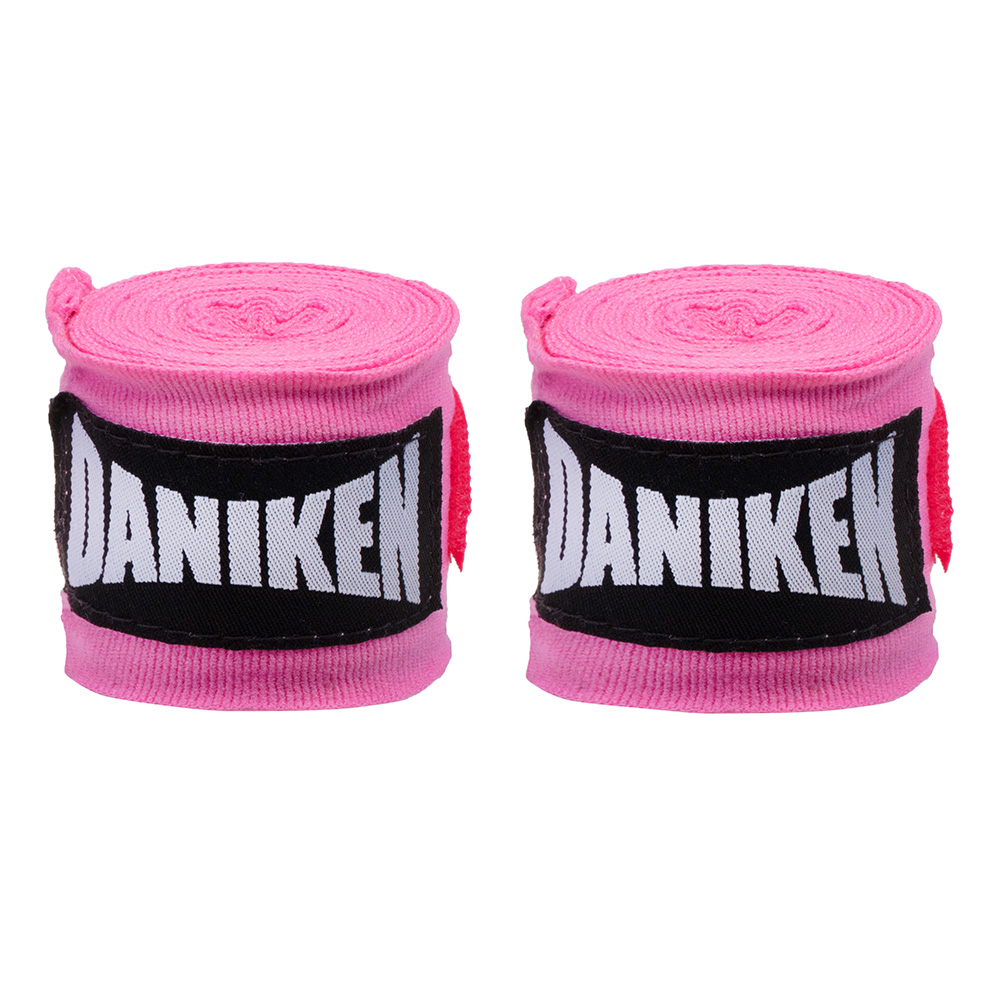 Daniken Hand Wraps 3.5m Semi-Elastic, Pink