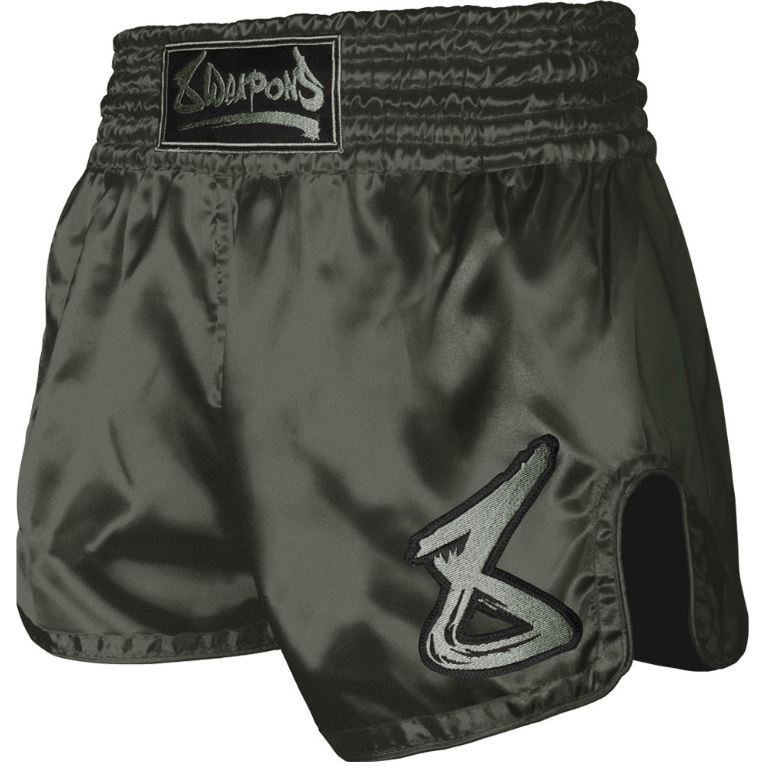 8Weapons Muay Thai Shorts Strike, Olive