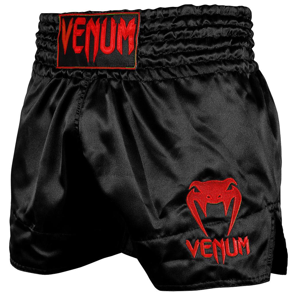 Venum Muay Thai Shorts Classic, Black-Red