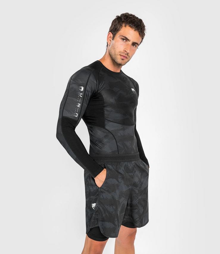 Venum Rash Guard Electron 3.0, lange Ärmel