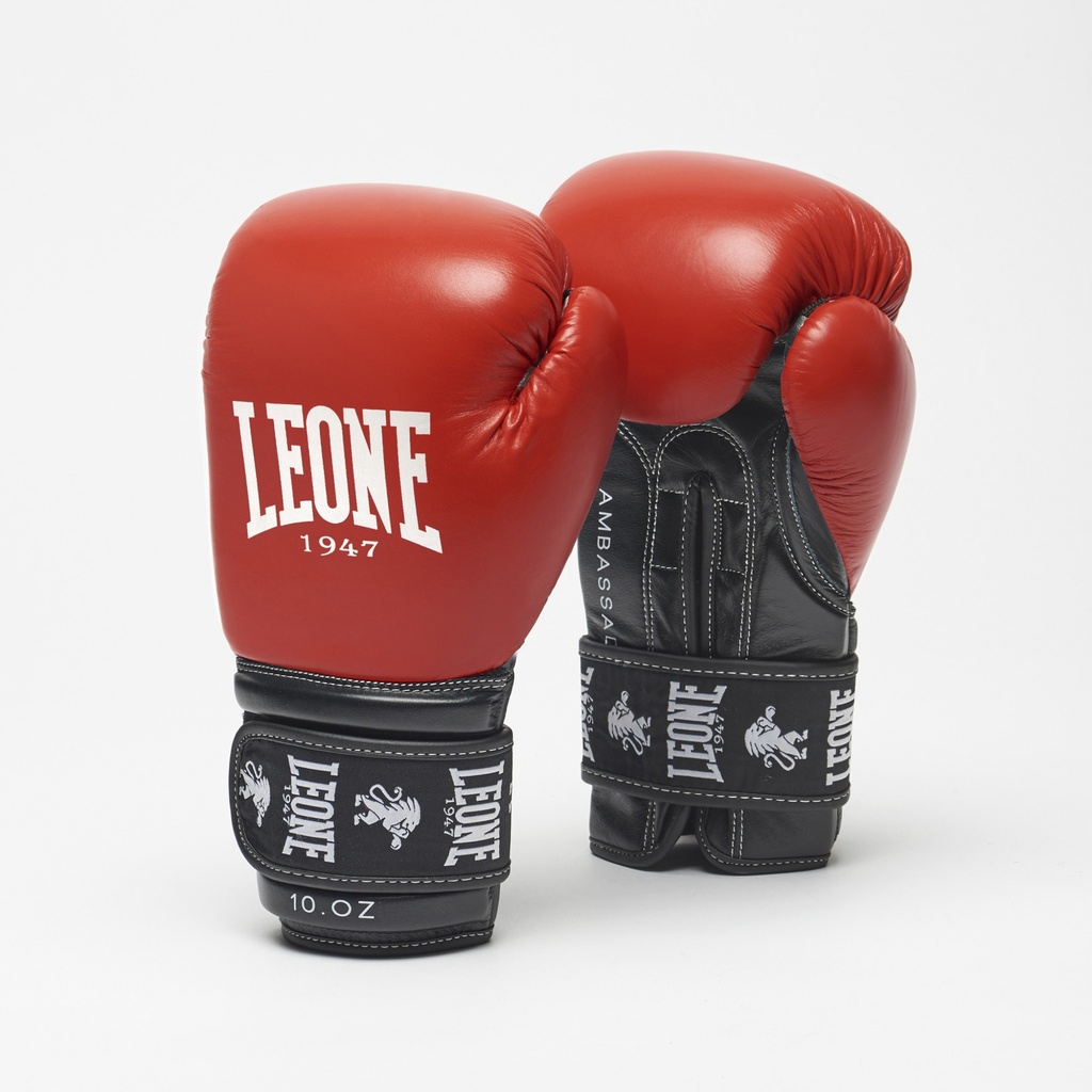 Leone Boxing Gloves Ambassador, Red