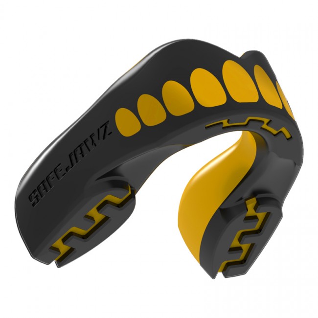 Safejawz Mouthguard Extro Serie Goldie, Schwarz