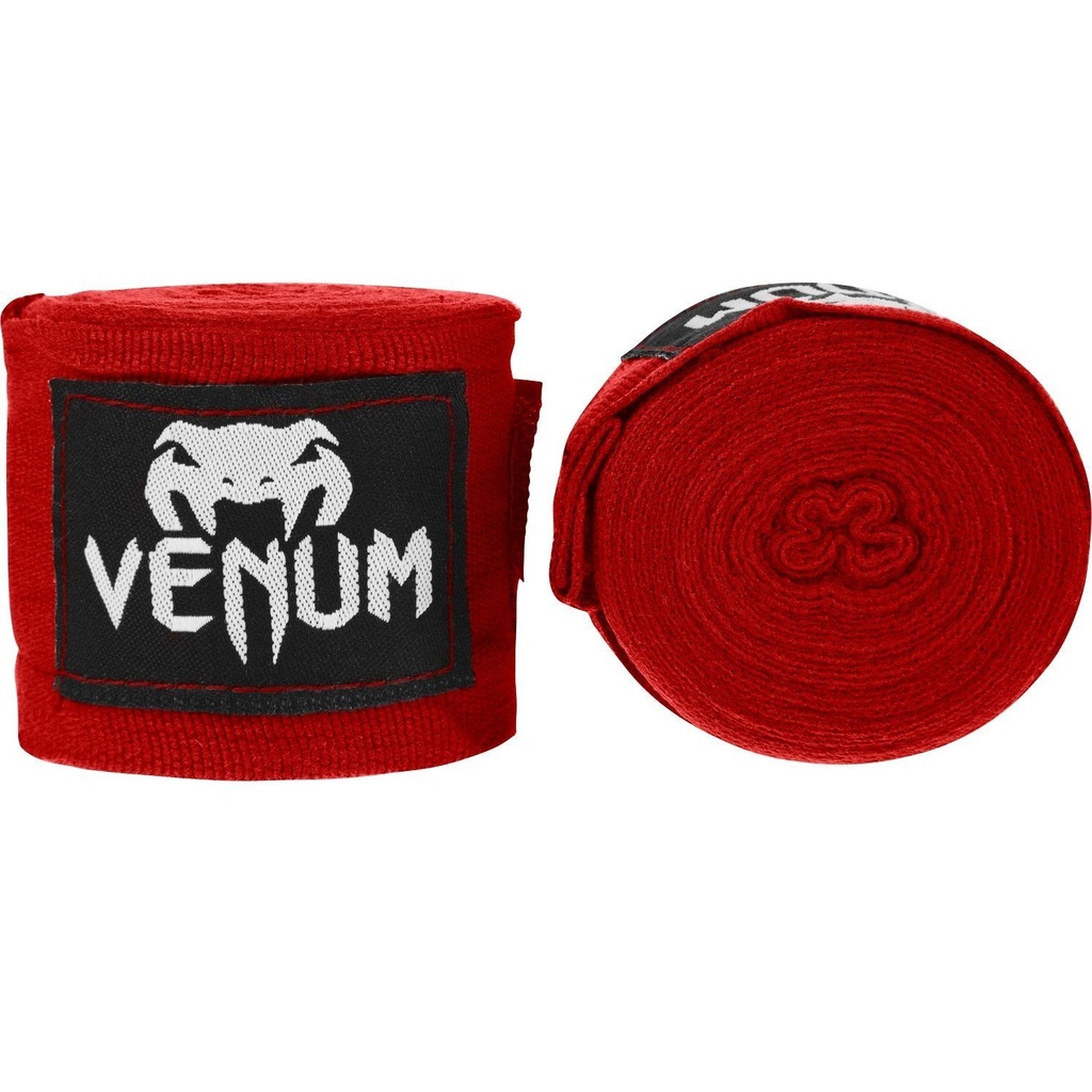 Venum Boxbandagen 4,5m Halbelastisch, Rot