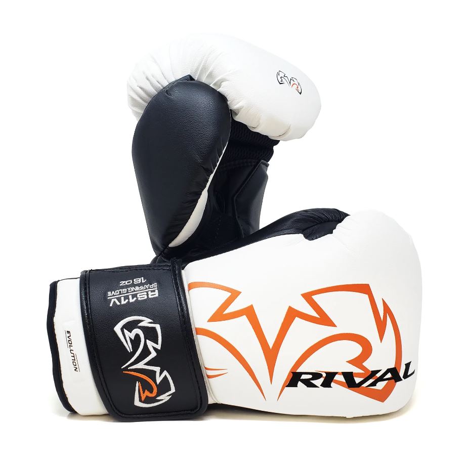 Rival Boxing Gloves RS11V Evolution, White-Orange