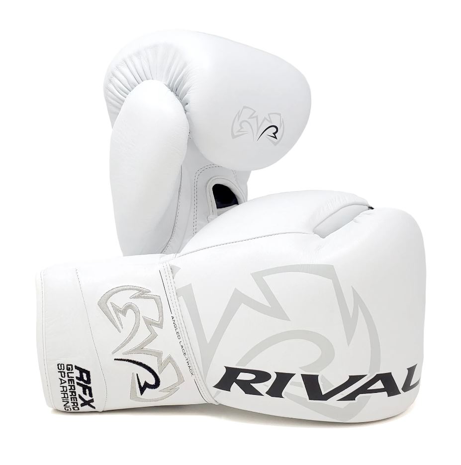 Rival Boxing Gloves RFX-Guerrero Sparring SF-H Laces, White