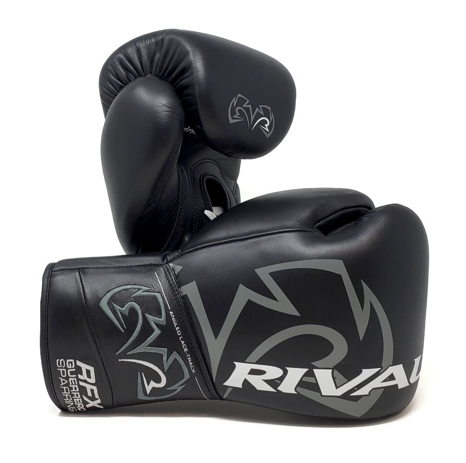 Rival Boxing Gloves RFX-Guerrero Sparring HDE-F Laces, Black