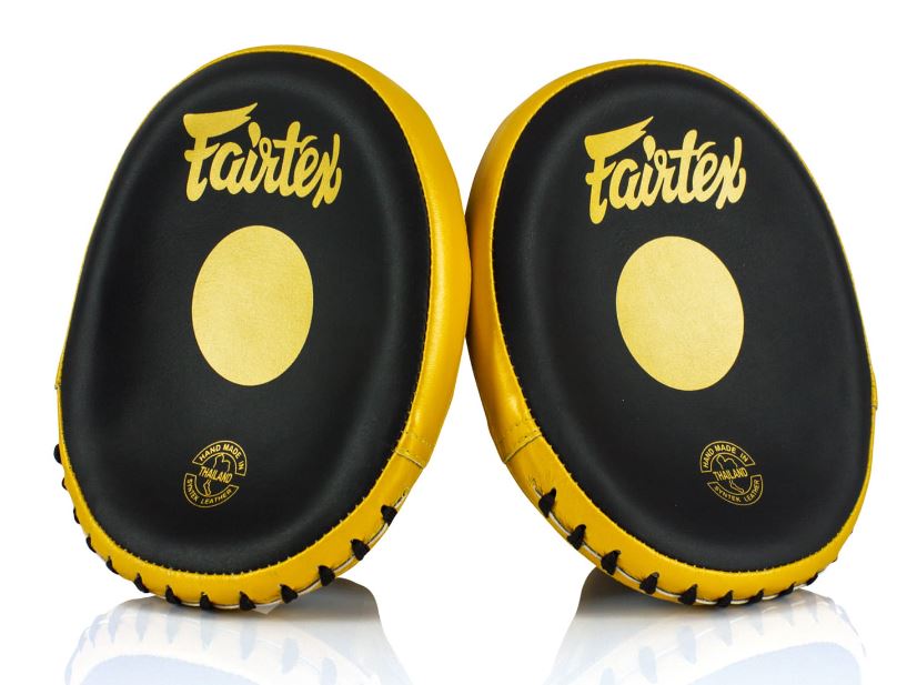 Fairtex Punch Mitts FMV15, Gold