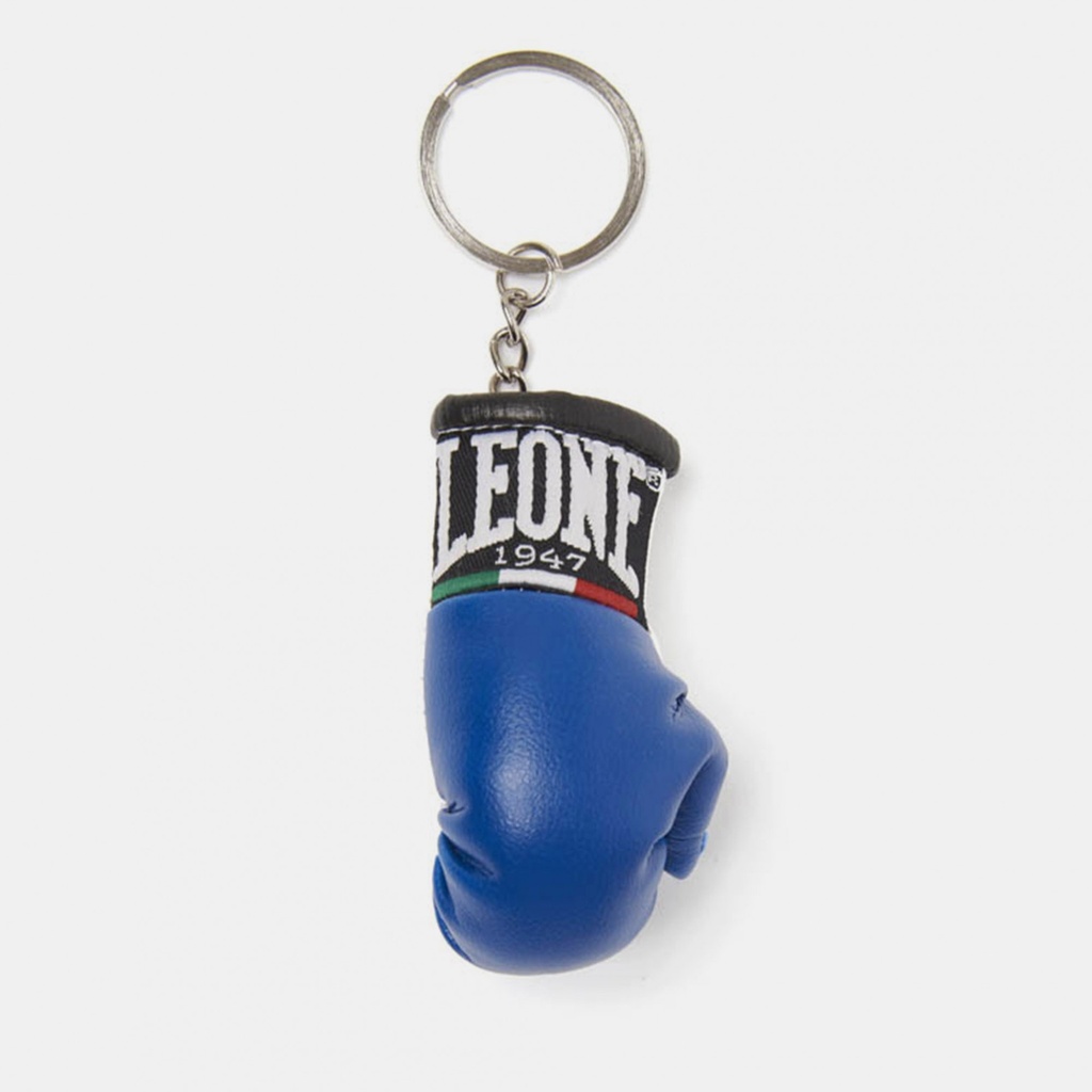 Leone Mini Boxing Glove Keyring, Blue