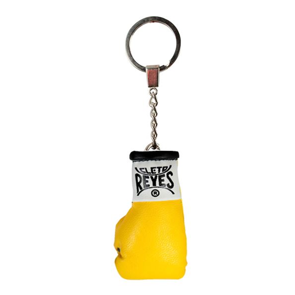 Cleto Reyes Mini Boxing Glove Keyring, Yellow