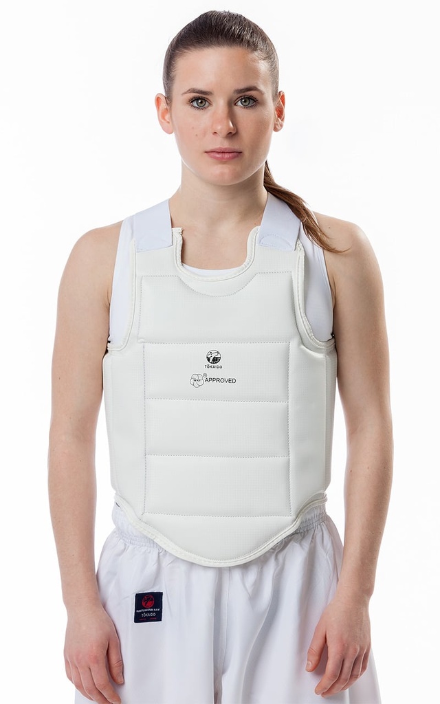 Tokaido Body Protector Karate WKF, White