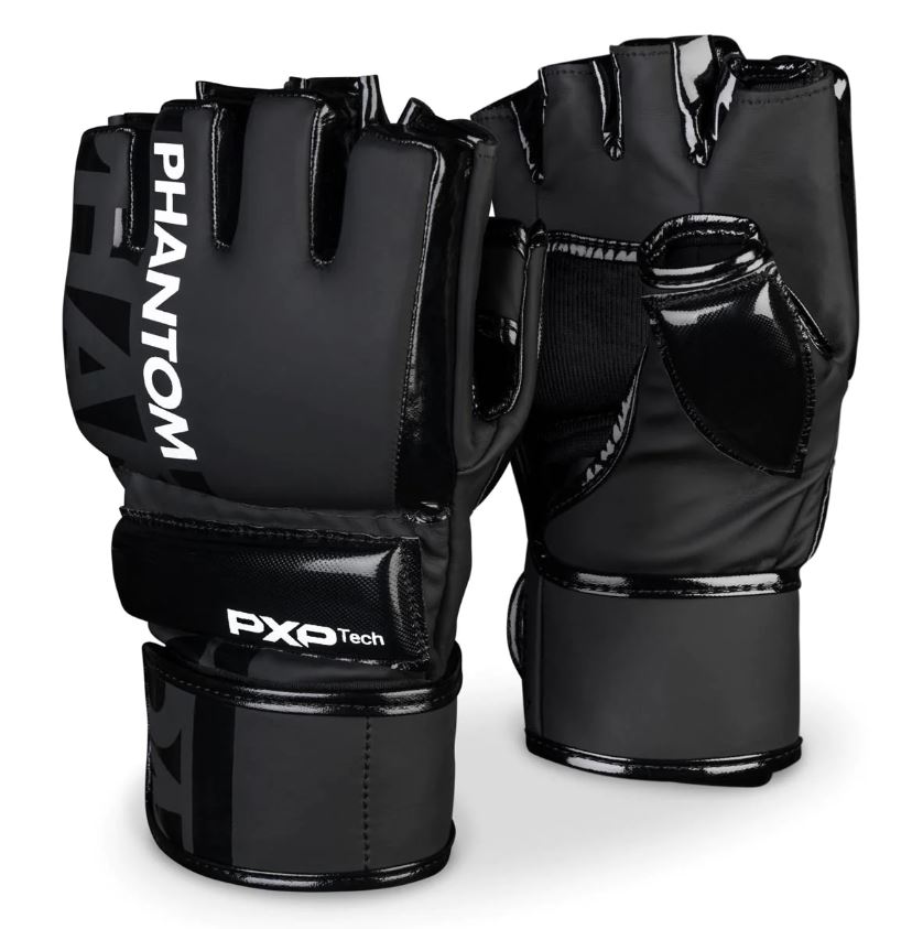 Phantom MMA Gloves Apex Hybrid, Black