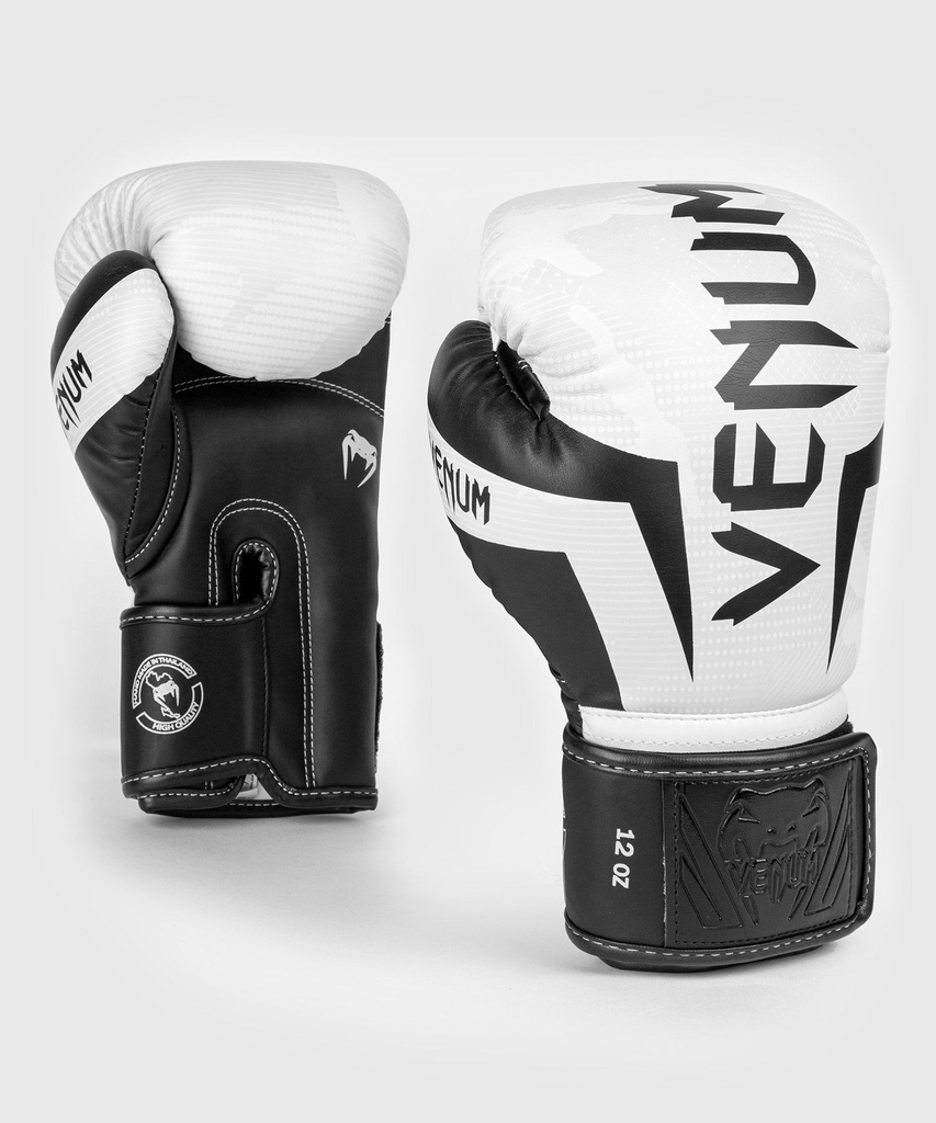 Venum Boxhandschuhe Elite, Weiß-Schwarz