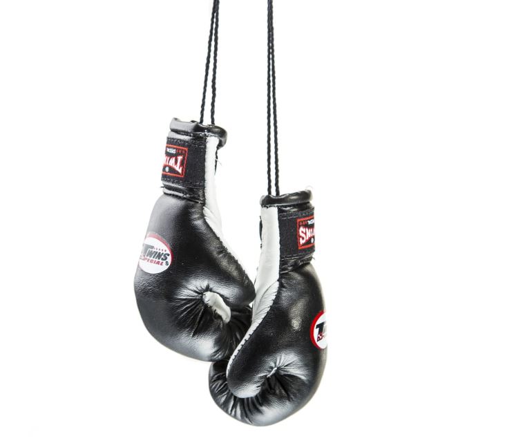 Twins Mini Boxing Gloves, Black