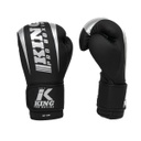 King Pro Boxing Boxing Gloves Revo, Black-Silver