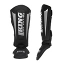 King Pro Boxing Shin Guards Revo, Black-Silver