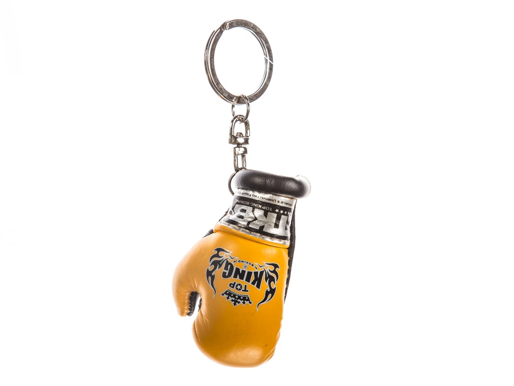 Top King Mini-Boxhandschuh Schlüsselanhänger gelb/schwarz