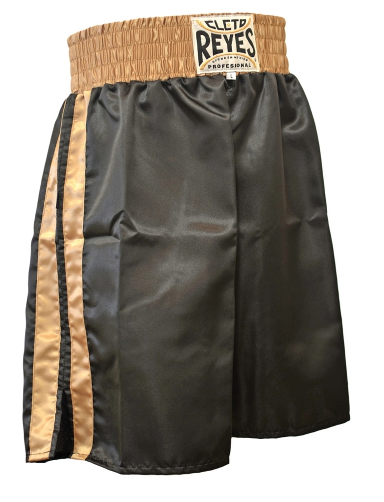 Cleto Reyes Boxing Shorts, Black-Gold