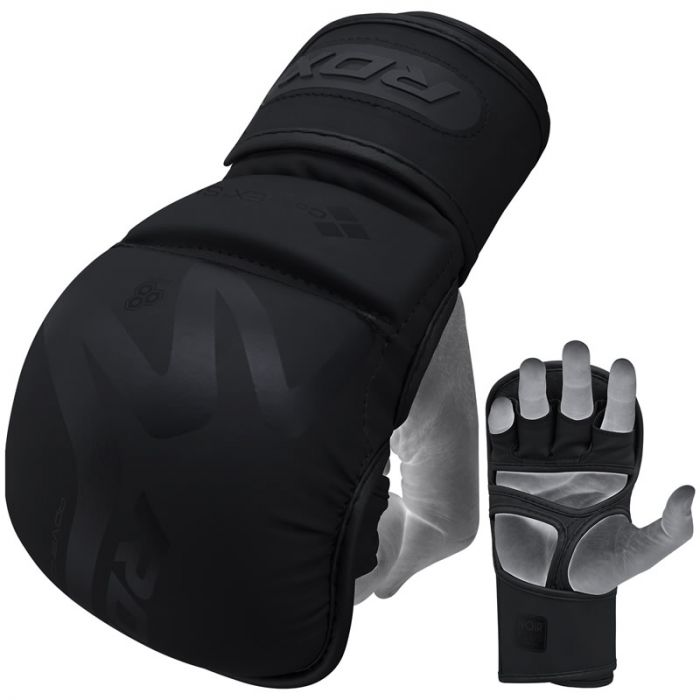 RDX MMA Gloves Sparring T15, Black