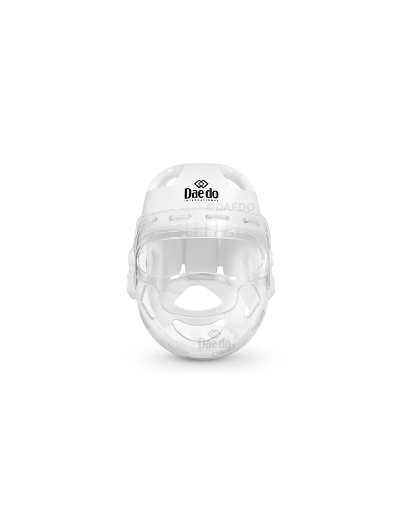 Daedo Head Guard Taekwondo WT with Visor, White