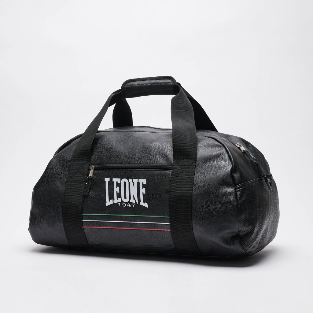 Leone Gym Bag Flag, Black