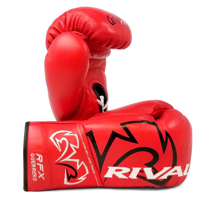 Rival Boxhandschuhe RFX-Guerrero Pro Fight SF-H mit Schnürung, Rot