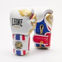 Leone Boxhandschuhe Thai Style, Weiss-Gold