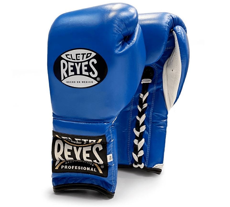 Cleto Reyes Boxhandschuhe Traditional Training mit Schnürung, Blau